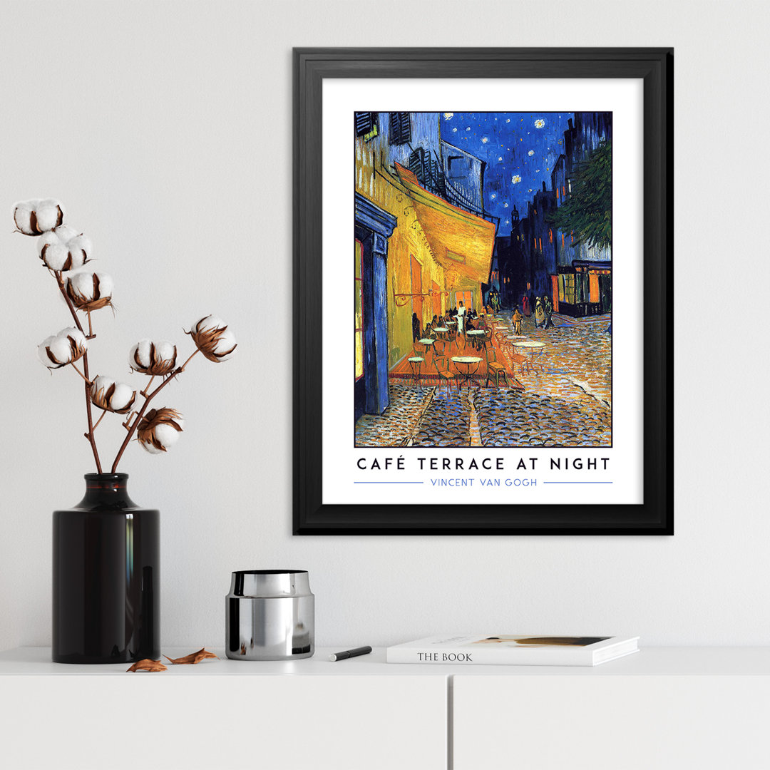 Café Terrace at Night Place Du Forum by Vincent Van Gogh - Picture Frame Painting