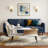 30" White Wood Solid Coffee Table