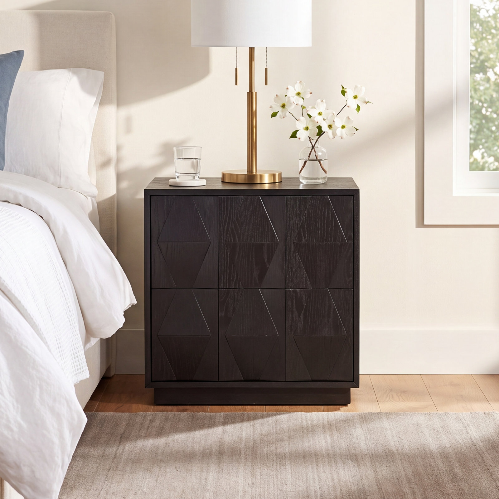 Baylor Nightstand, Black