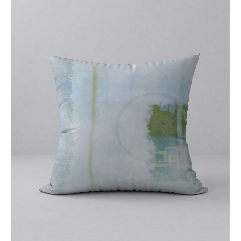 Abstract Reversible Throw Pillow, 20" x 20"