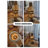Vertical Slatted Distressed Wood Light Ornament