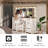Cioeta 55.1"W Makeup Vanity with Hollywood Mirror, 5 Drawers & Adjustable Cabinet & Charging Station, White-391642444