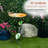 32"H Metal Hummingbird Birdbath with Stand