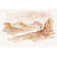 Désert, paysage, aquarelle, papier peint amovible, décoration murale sud-ouest-50608710-50608700