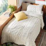 Bedsure Farmhouse Shabby Elegance Tufted Boho Comforter Set