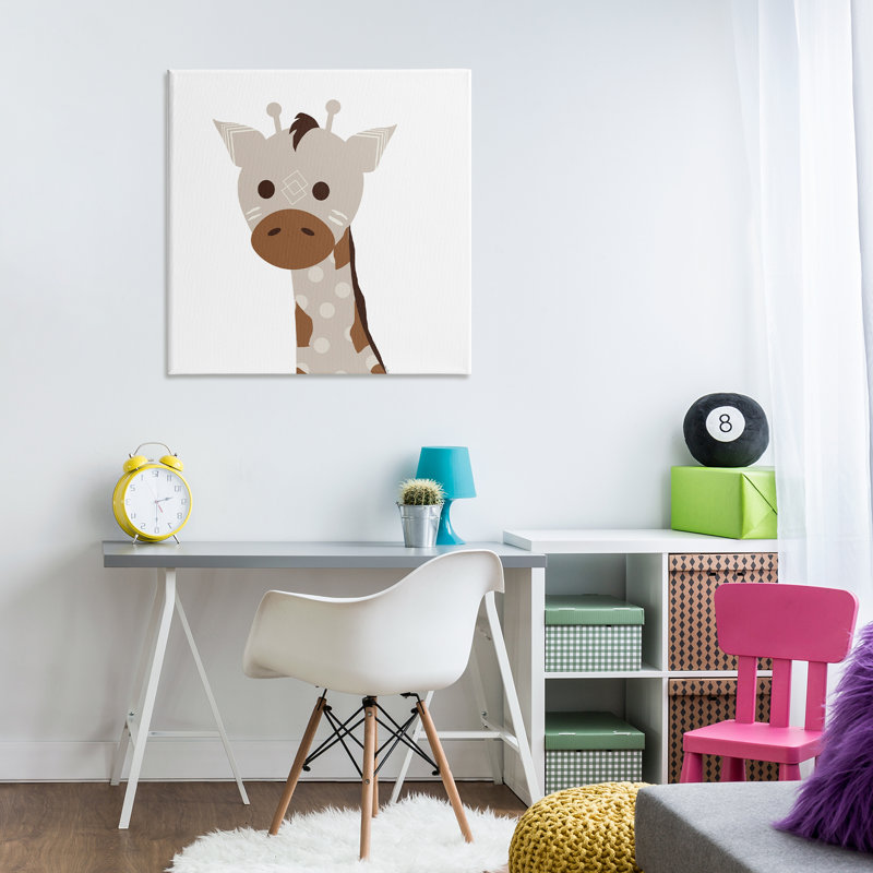  «Neutral Tone Girafe» par Daniela Santiago, H 30 po x l 30 po
