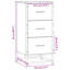 Shebria 35.5cm W Chest of Drawers-818655355