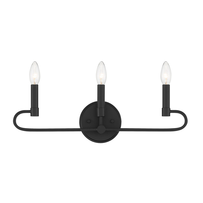 Madel 3 - Light Dimmable Vanity Light, Matte Black