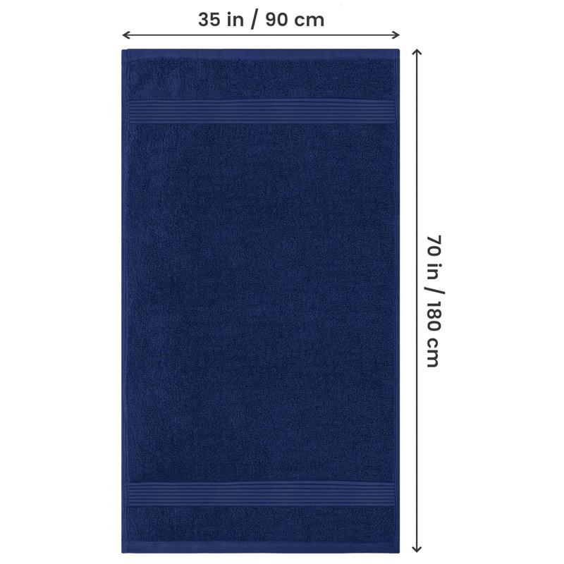 100% Cotton Bath Sheet, Navy