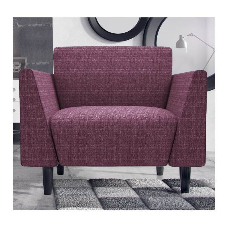 Callier 88cm Wide Armchair, Violet