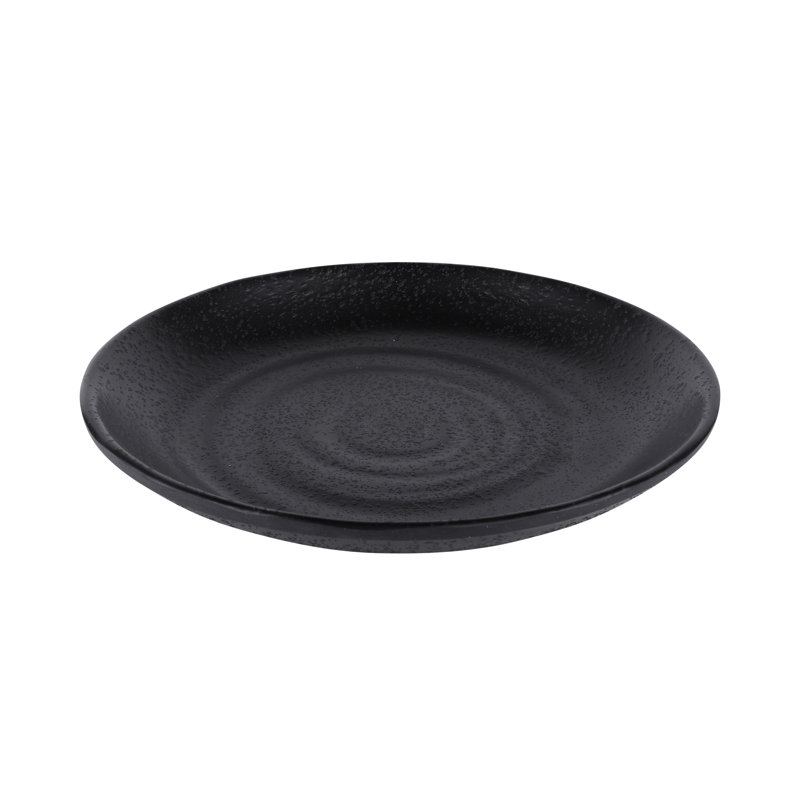 Plaque à pain en mélamine 5" zen, Noir