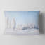 Coussin lombaire couvert de givre