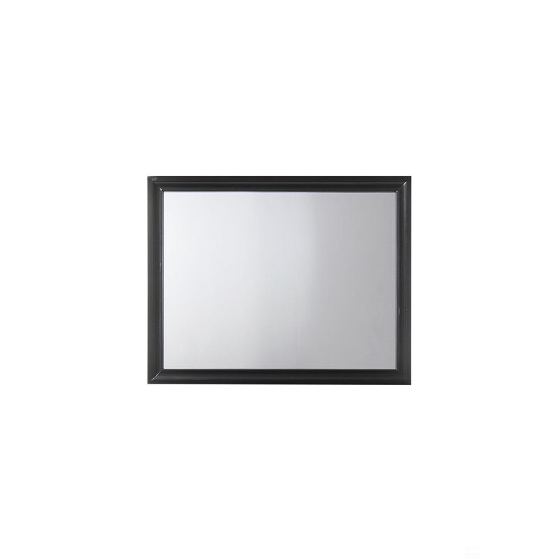 Rectangular Mirror, Black, 36" x 47"
