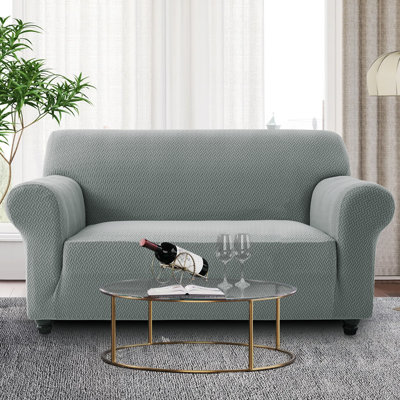 Spandax Sofa Cover Quilted Anti-Slip Couch Protector with Adjustable Strap