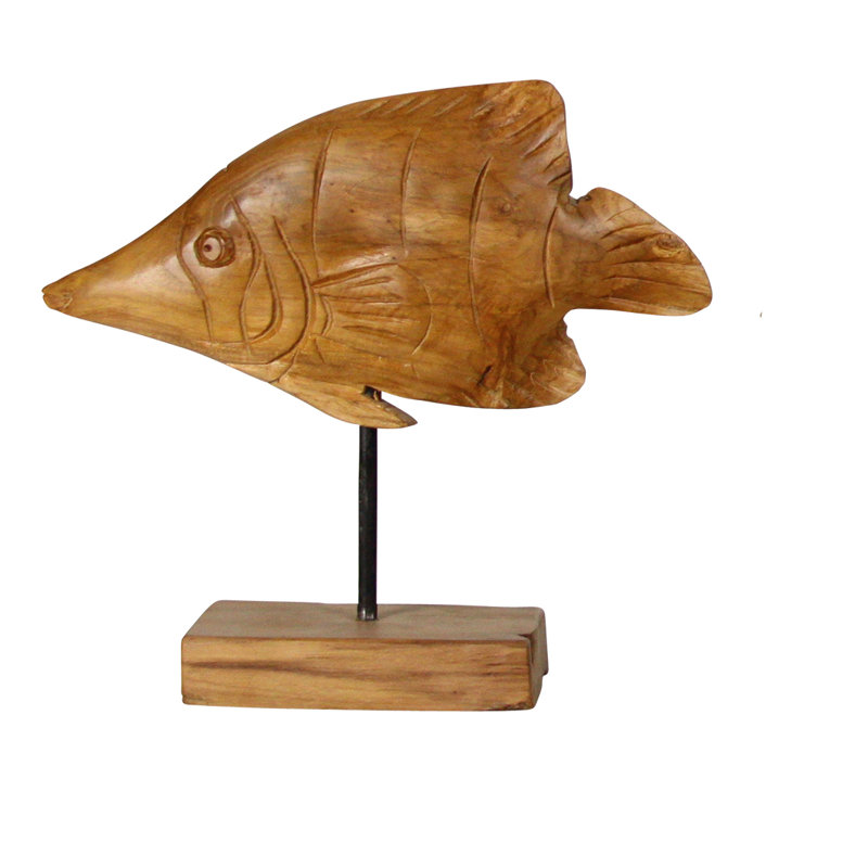 Sculpture de poisson pomfret