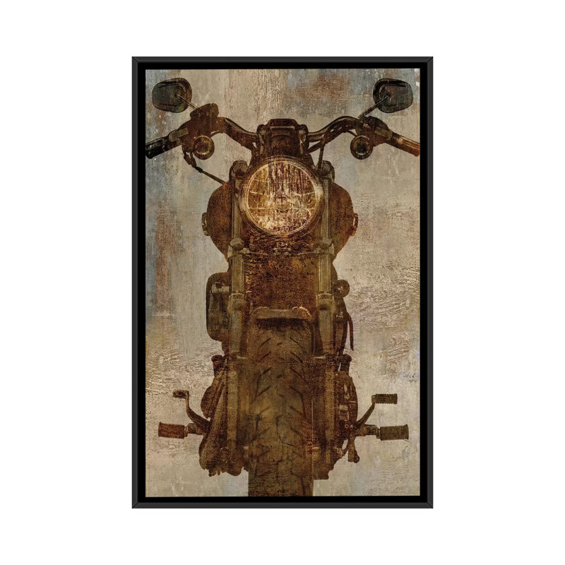 « direct away », reproduction d’impression sur toile, H 26 po x l 18 po x P 1,5 po, Toile avec cadre noir, Pas de tapis
