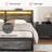 Kurland Bed Frame with 4 Drawers & Storage Headboard-31076888-31076893