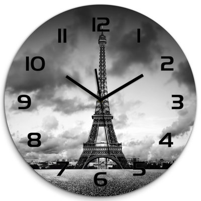 Jesalee Glass Wall Clock