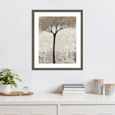 Blooming Tree I by Wood Framed Wall Art Print