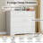 Wooden Dresser with 8 Deep Drawers for Bedroom, Living Room