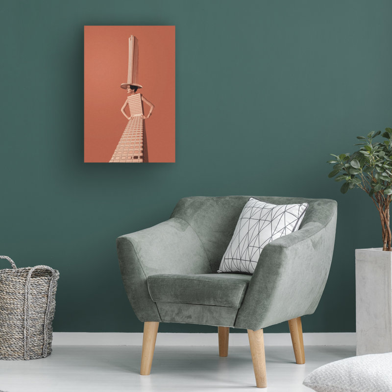 «City Girl» par Maart Leon - photographie sur toile tendue, H 19 po x l 12 po