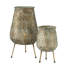 Ensemble de 2 lanternes à bougie ronde