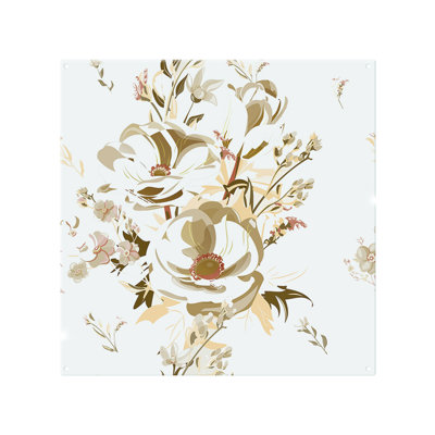 Flower Print Splash Back