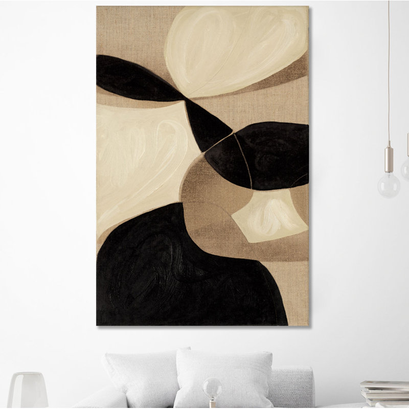 "L'attraction I" par Kippi Leonard, reproduction d'art sur toile tendue, H 48 po x l 72 po x P 1,5 po