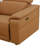 Lilette Yellow Brown Top Breathing Leather V Shaped Living Room Recliner Sofa Set, with USB charging