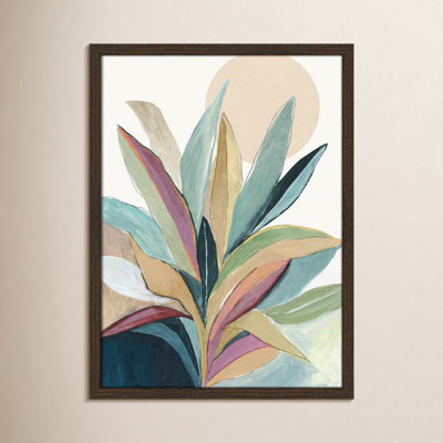 Sunny Bright Leaves I Print by Asia Jensen