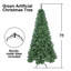 5FT Artificial Christmas Tree With 344 PVC Tips, Hinged Structure & Metal Stand – Full Green Holiday Tree-694908628
