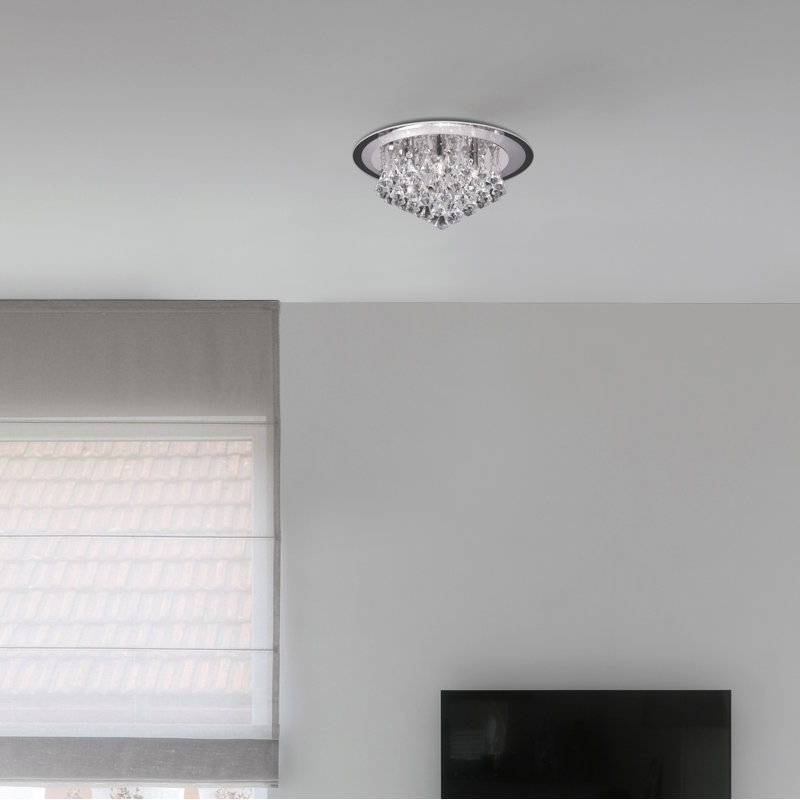 Hadrian Crystal Flush Mount