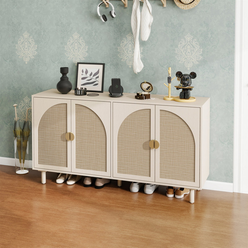 Armoire 4 portes, Naturel