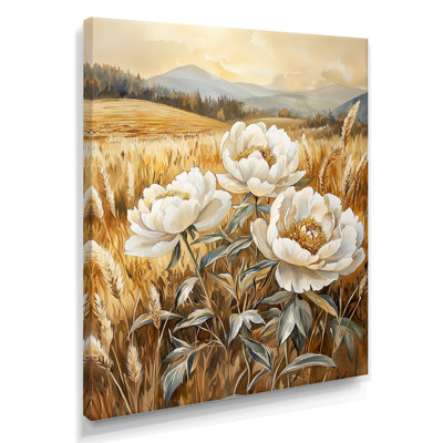 Barbury - impressions sur toile florales