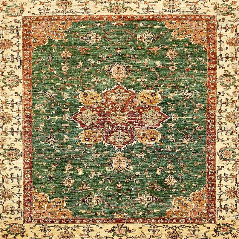 Tapis abstrait moderne 378, Carré 8 pi