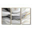 Ensemble de décorations murales vagues blanches modernes V - Vagues modernes abstraites-107212858-107212861