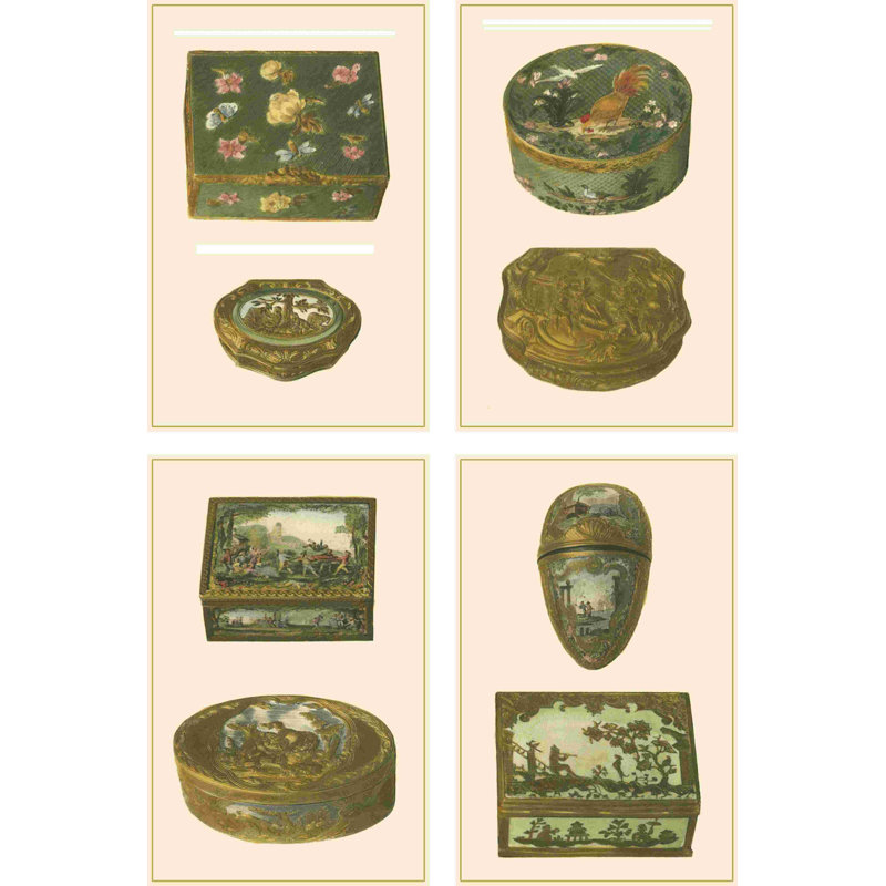 Mini boîtes à bijoux, H 36 po x l 24 po