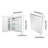 Lighted Medicine Cabinet with Mirror, 24 x 32 in Recessed or Wall Mount, 3 Color Dimmable LED Bathroom Medicine Cabinet with Magnifying Mirror, Adjustable Shelve Storage, Memory Defog Function-1863311006-1863310995