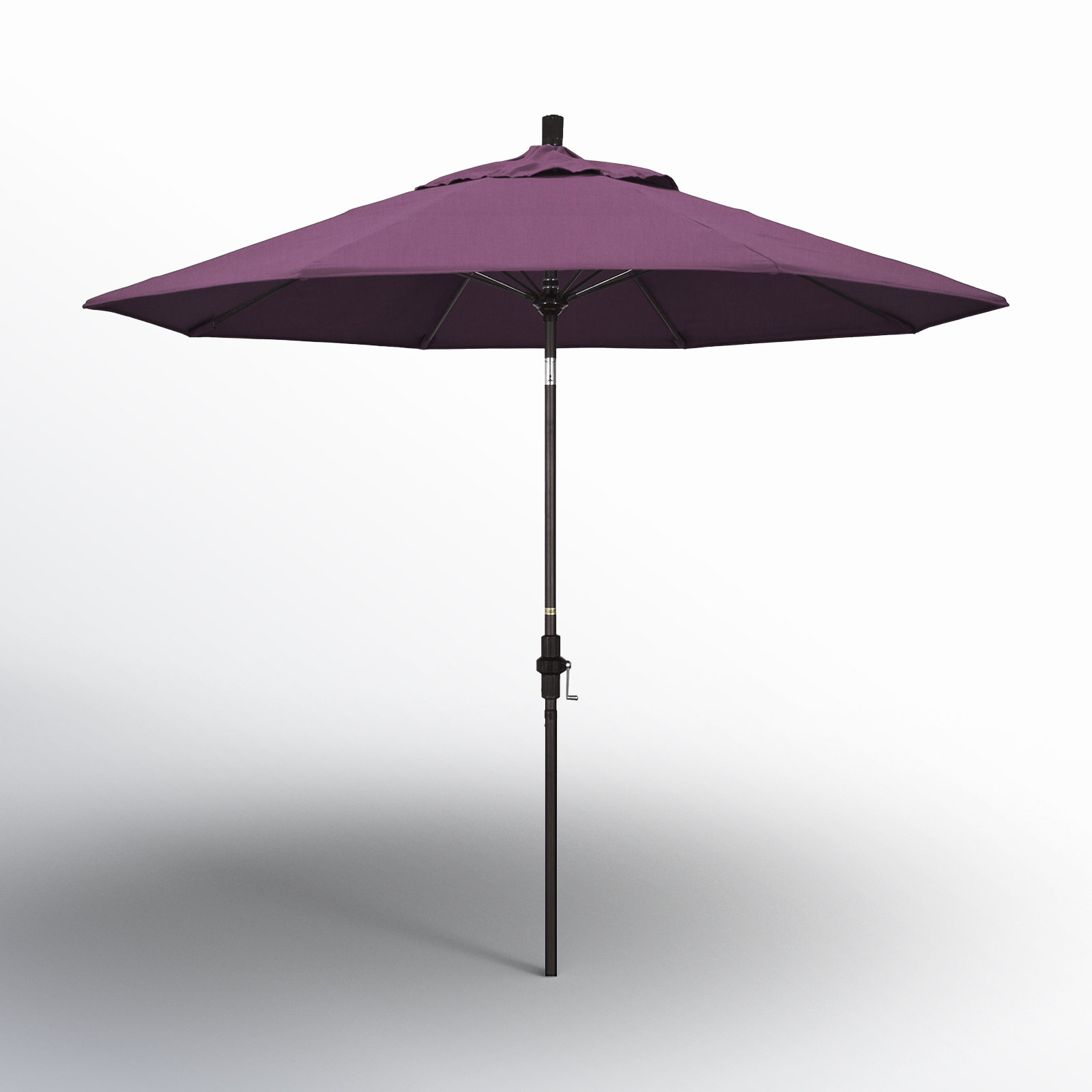 Roverta 9' Market Sunbrella® Umbrella, Canvas Iris Sunbrella® Canvas, Brown
