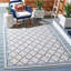 Tapis d'intérieur / extérieur à motif géométrique Alminus Performance-2103158576