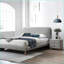 Table de chevet 2 tiroirs Grey Boucle
