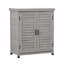 Banc de rempotage avec armoire de rangement et plateau de table en métal pour patio extérieur-227408075