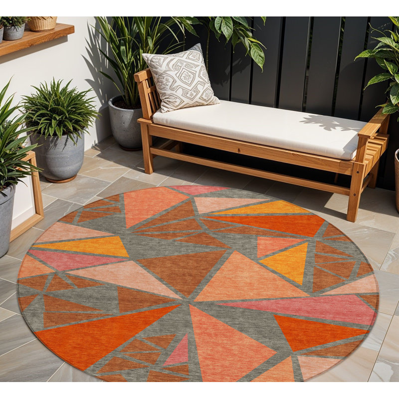 Tapis rond 8 po