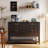 47'' Modern Farmhouse Wood Sideboard Buffet Cabinet with 2 Drawers, 2 Cabinets, and Open Shelf – Versatile Storage for Kitchen, Dining Room, or Entryway-718482294