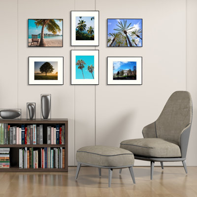 Metal Picture Frame Set with Mat - Basics by Wayfair™