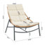 Ensemble de conversation pour terrasse 2 personnes avec coussins en polyester et table Sunset-1492405422