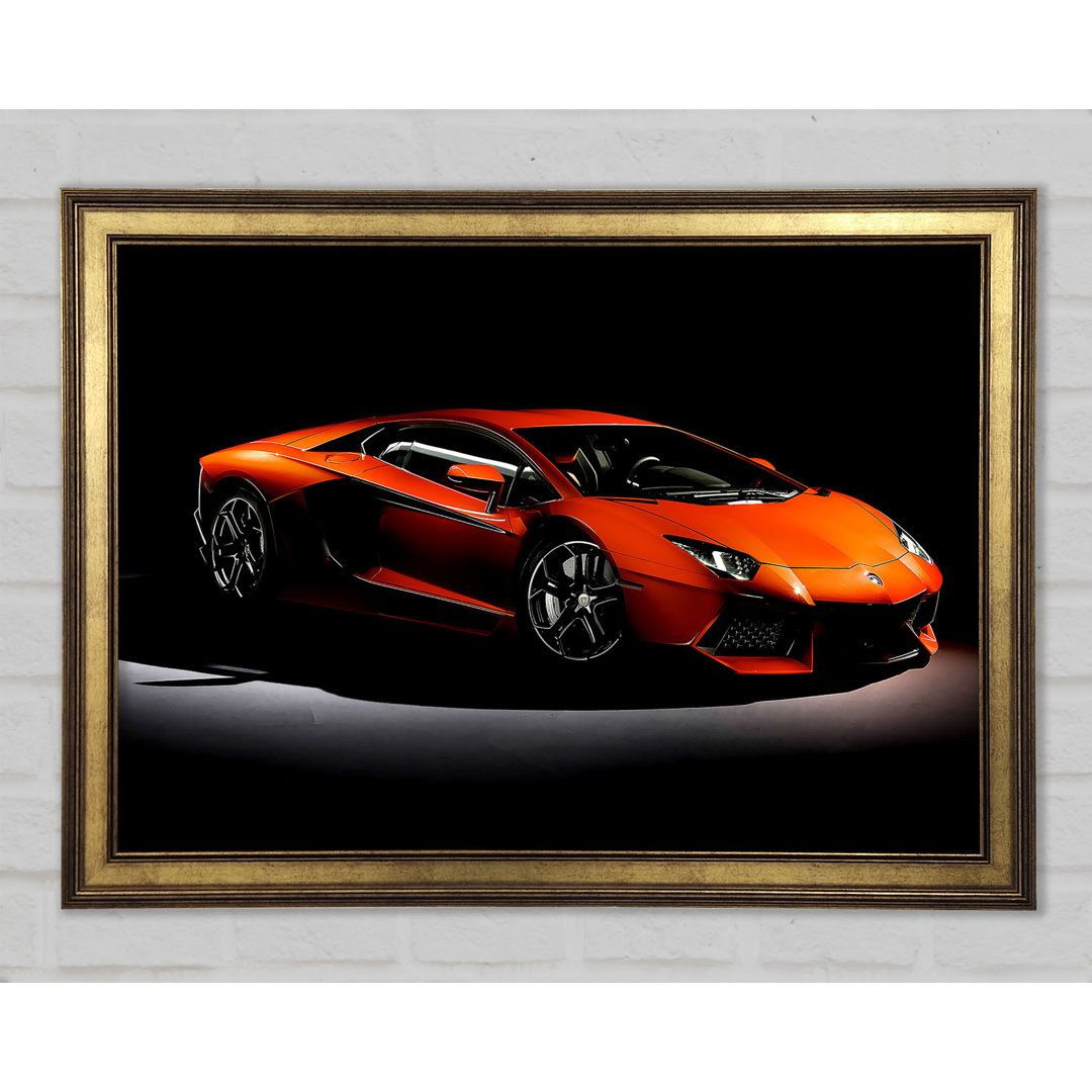 Lamborghini Aventador Orange - Druck