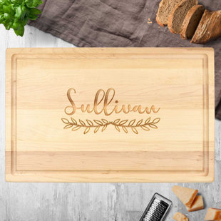 The Paisley Box Maple Wood Cutting Board