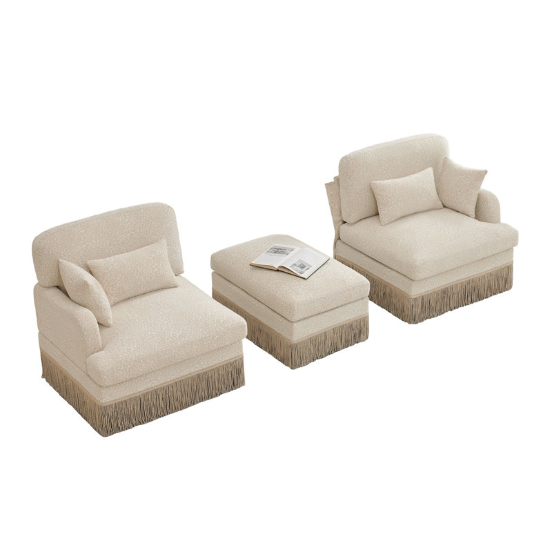 Canapé modulaire avec repose-pieds Comfy Chenille