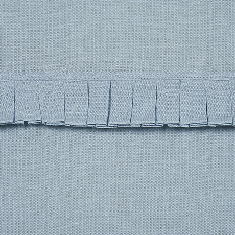 Dorothy Pleated Linen Fabric, Chambray